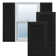 True Fit PVC Two Equal Louver Shutters