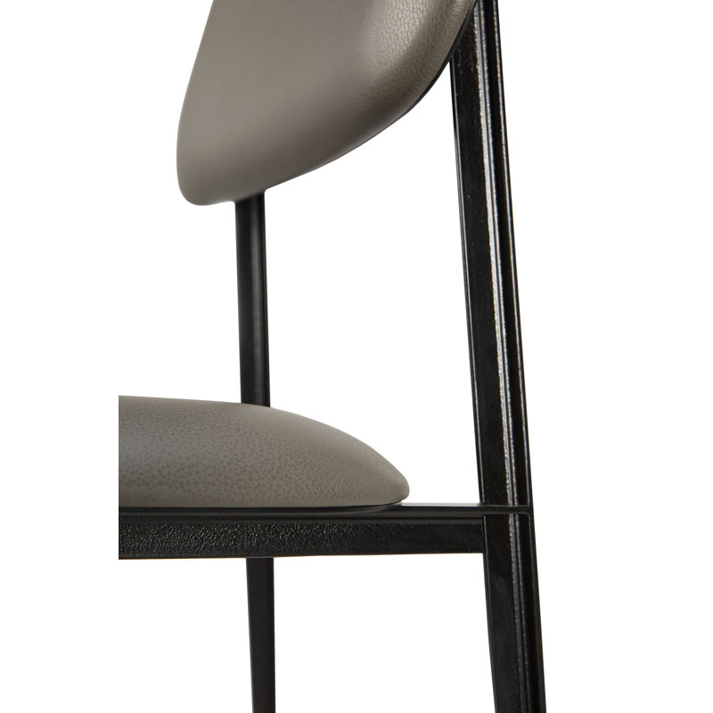 DC Leather Dining Chair, Olive Green