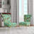 Multi-Color Bird On Tree - Upholstered Farmhouse Accent Side Chair-2069210438
