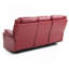 Élégant canapé inclinable contemporain rouge-1463784132