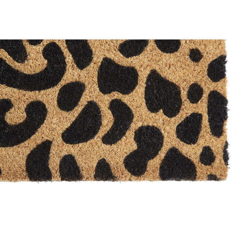 Santillan Non-Slip Animal Print Doormat