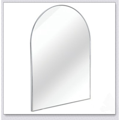 Elegant Metal Framed Arched Bathroom Mirror For Wall, Distortion-Free Reflection And Durable Design