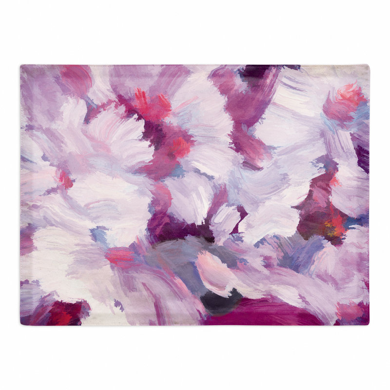 Polyester Floral Rectangle Placemat
