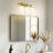 3-Light Dimmable Vanity Light With Milk Glass Shades Brushed Gold Finish-125104599