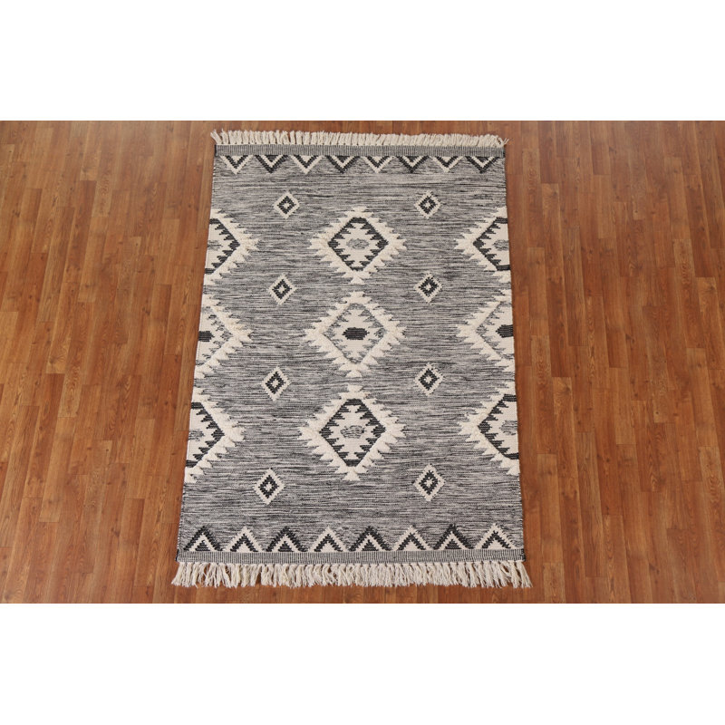 Wool Indoor Rug, Rectangle 4'6" x 6'6"