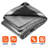 10 Mil Heavy Duty Polyethylene Tarp, Waterproof, UV Resistant-100502369-67633543