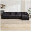 Canapé modulaire moderne 4 places à 4 couches en chenille-121087627