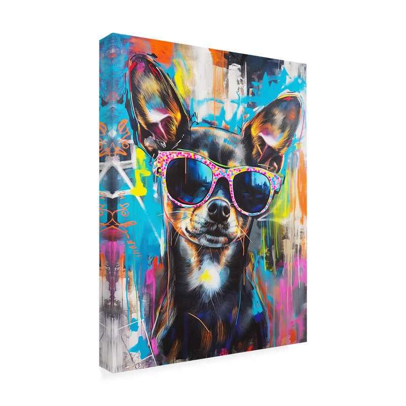Art sur toile «Bachel Mowzu Bad Girl», H 32 po x l 24 po