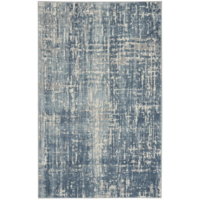 Abstract Area Rug, Rectangle 3'2" x 5'