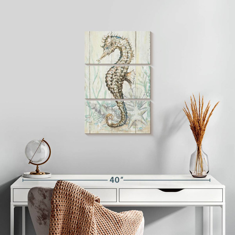 Hippocampe antique Brampt II, H 74 po x l 48 po