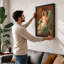 Woman in Repose Mid-Century - Framed Print-653909006-653909002