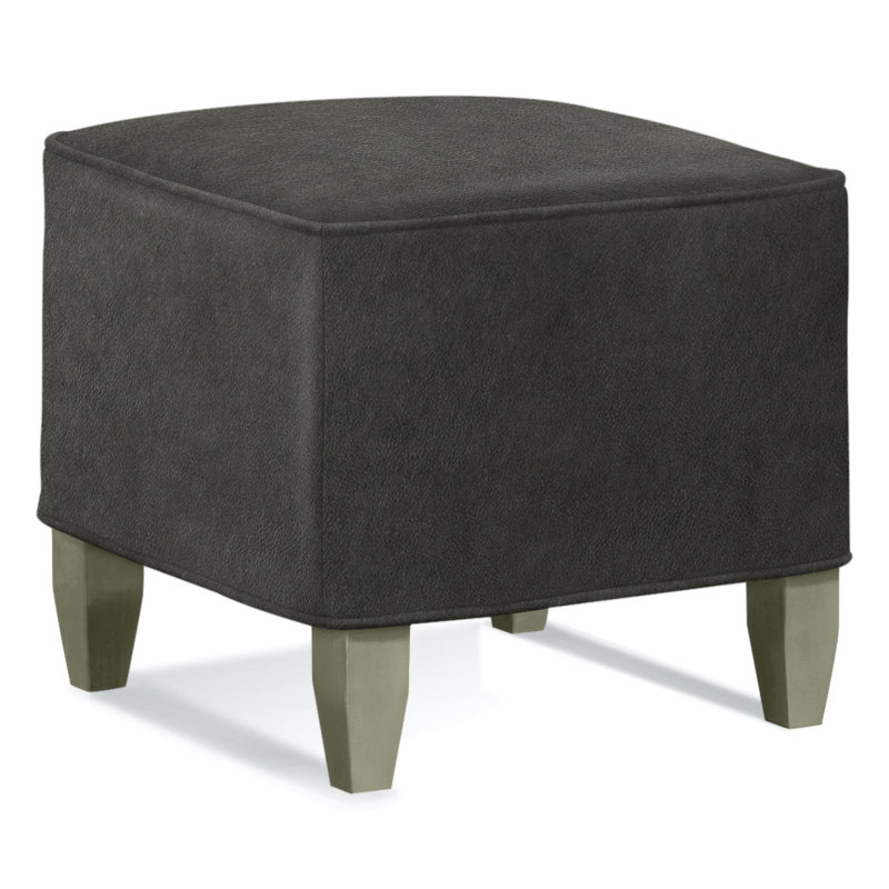 Brooklyn Square Ottoman, Beige Performance Fabric Polypropylene/Olefin, Graystone