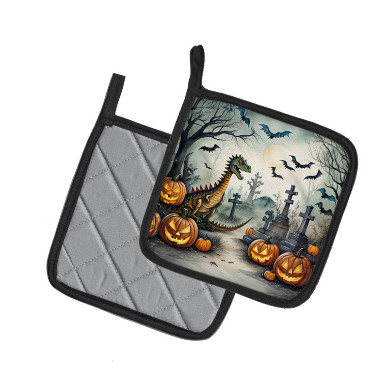 Dinosaurs Spooky Halloween - paire de poignées