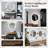 UL Certified Super Bright Round Frontlit & Backlit LED Bathroom Vanity Mirror With 3-Year Warranty, Dimmable, Anti-Fog, 3 Color Adjustment, Tempered Glass-1604389794