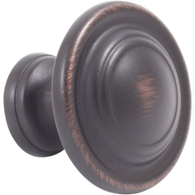HICKORY HARDWARE Karat Collection Knob 1-1/4 In. Dia Satin Nickel Round