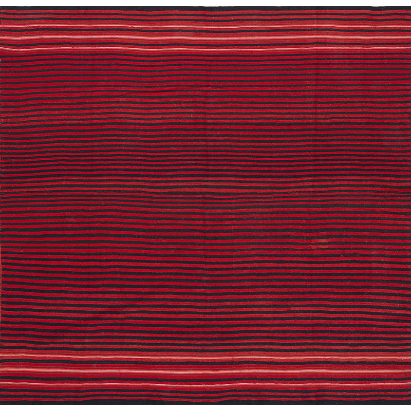 Antique Navajo - Rio Grande Belgium Flat Weave Rug