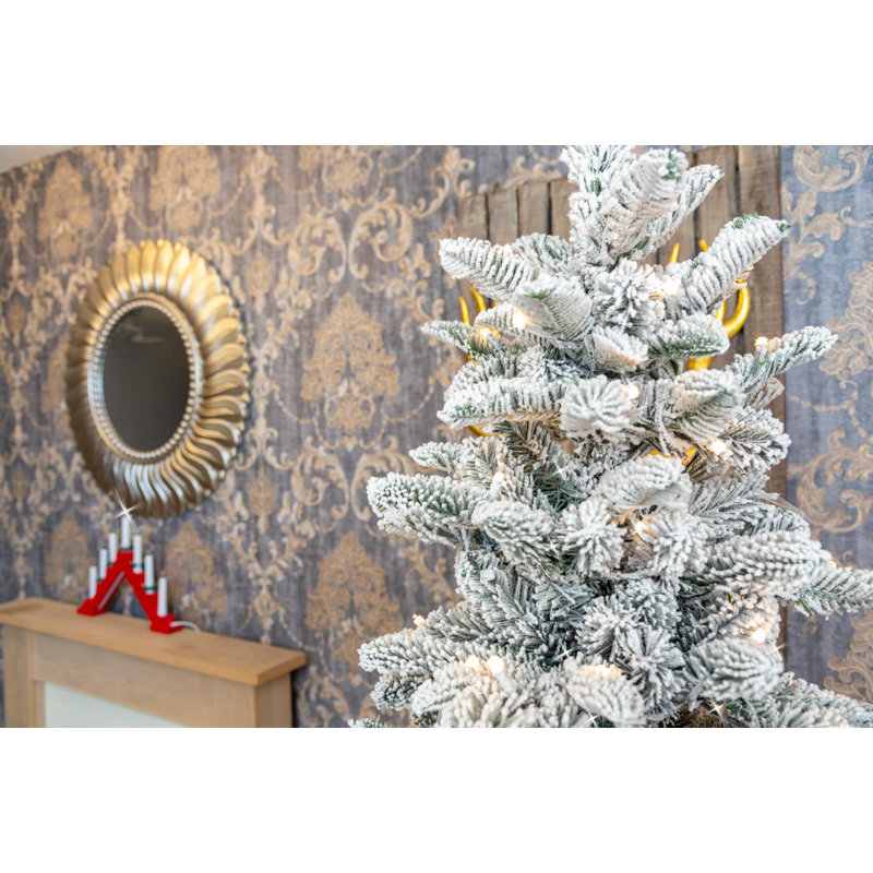 Lighted Artificial Christmas Tree, 6 ft.