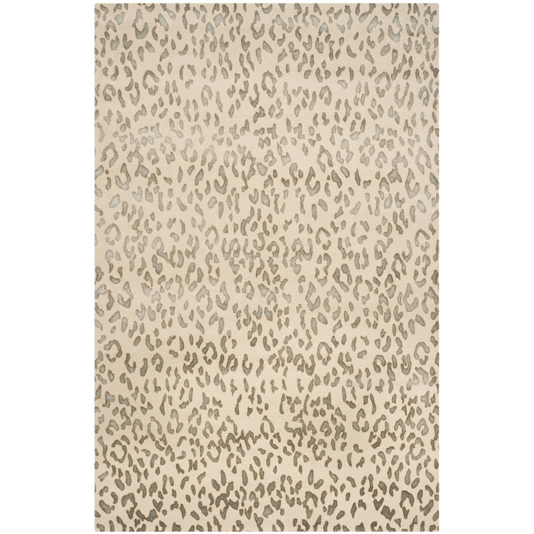 Nepalese Hand-Knotted Cream/Sky Blue Area Rug