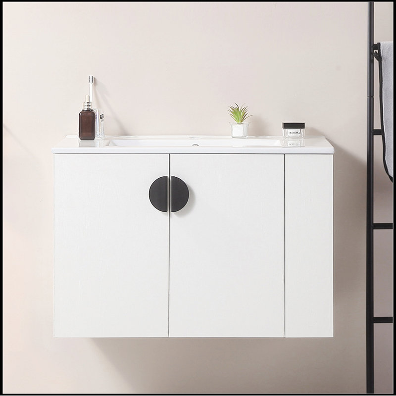 Meuble-lavabo simple avec plateau 29,90 Rhyse, Blanc