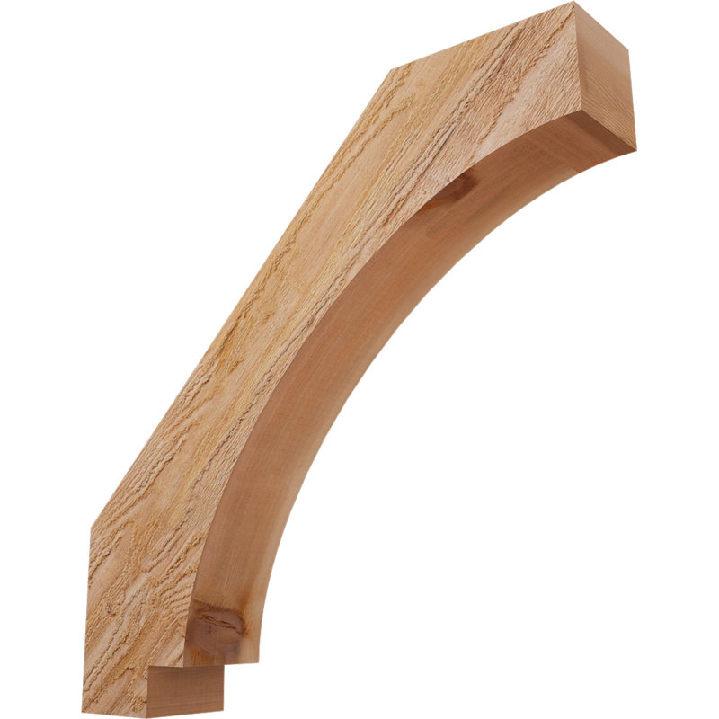 Imperial Knee Brace, Western Red Cedar, Rough, 22" H x 4" W x 22" D