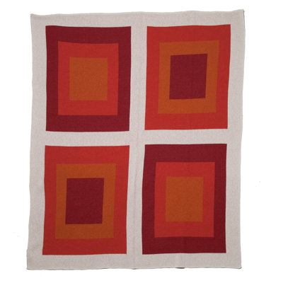 Modern Knitted Throw Blanket