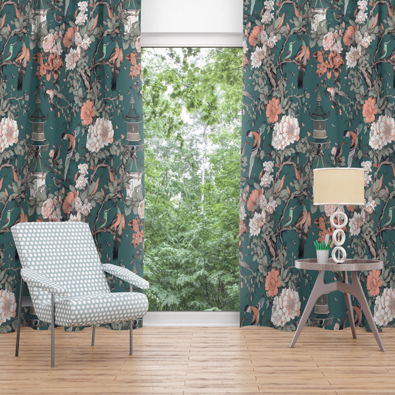 Paire de rideaux obscurcissant en polyester Niki, L 20 po x L 52 po