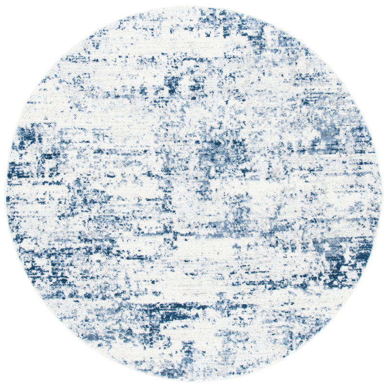 Doogie 700 Performance Abstract Rug, Round 9'