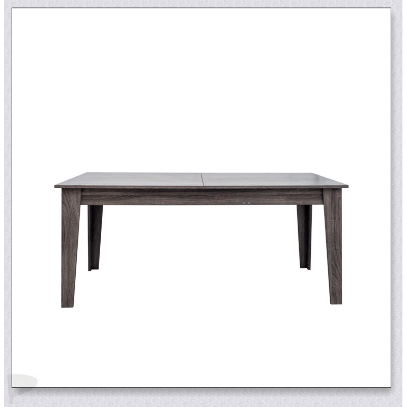 Grande table de salle à manger extensible, parfaite pour une utilisation polyvalente et élégante, 106,3 po