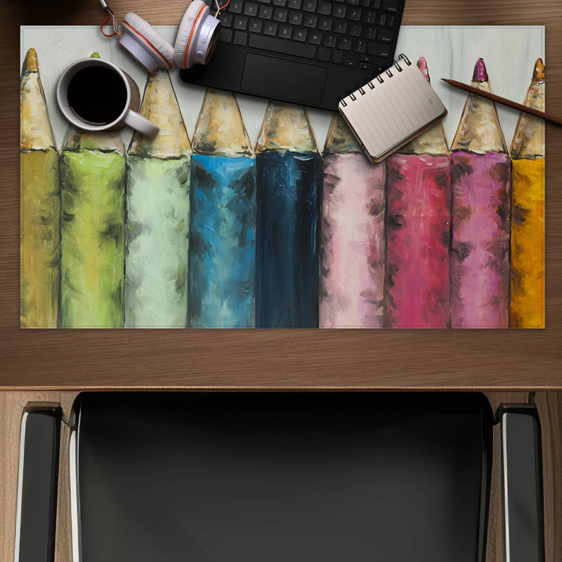 Colouring pencils - 14.00"x24.25" Desk mat
