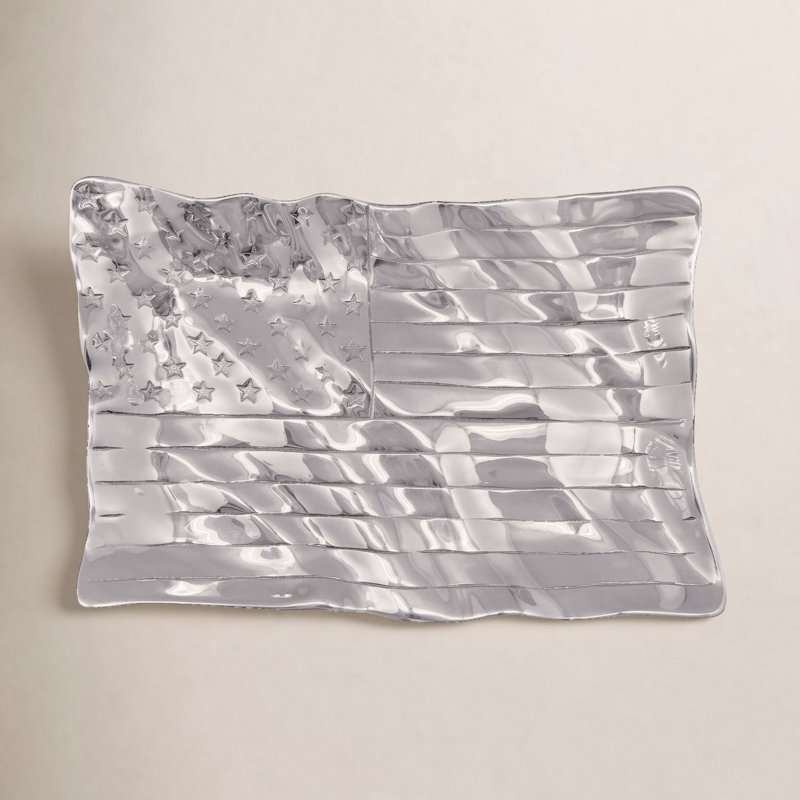 American Flag Medium Platter