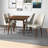 Keevis 4 - Person Solid Wood Top Four Leg Dining Set-87421749