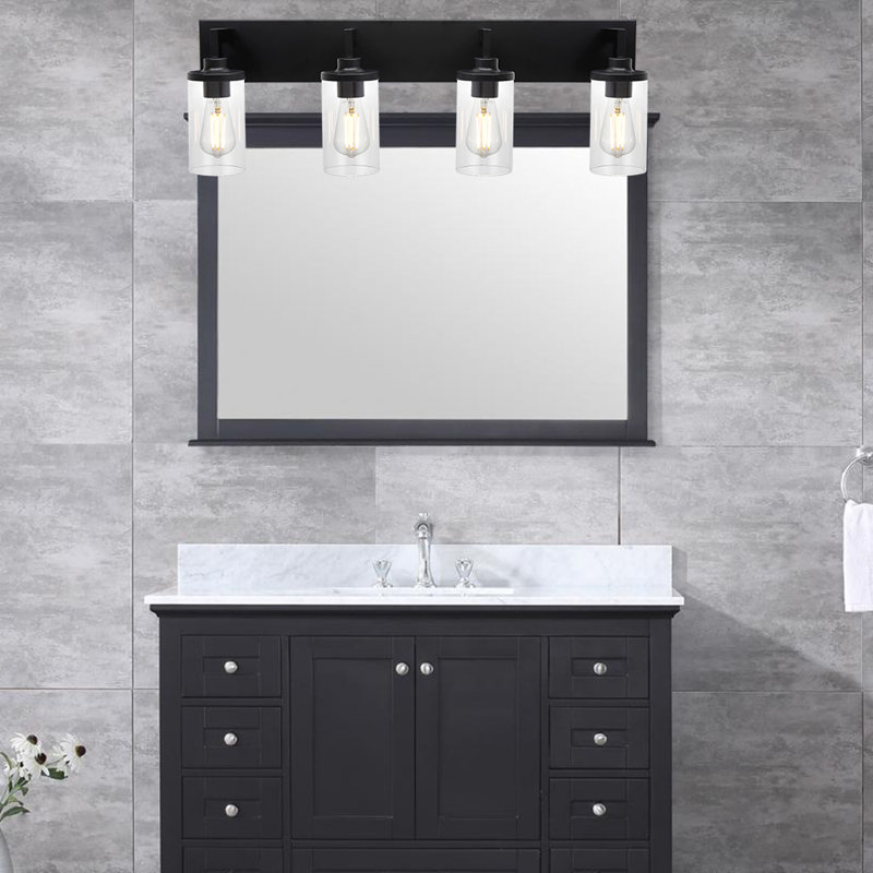 Collman 4 - Light Dimmable Vanity Light, Black