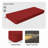 Custom Size Bench Cushion For Indoor/Outdoor Patio Furniture-314492755-314492747