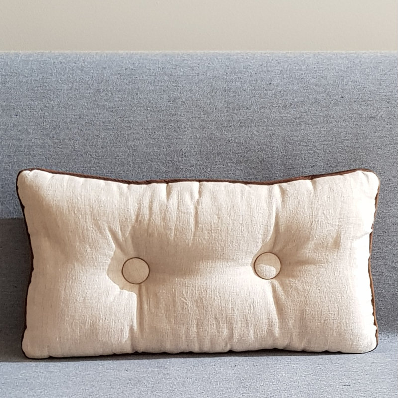 Sammy Rectangular Cushion, Chocolate Brown