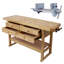 Établi en bois pour atelier et maison