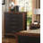 Five-Drawer Chest, Rustic Chest With Two-Tone Finish Design