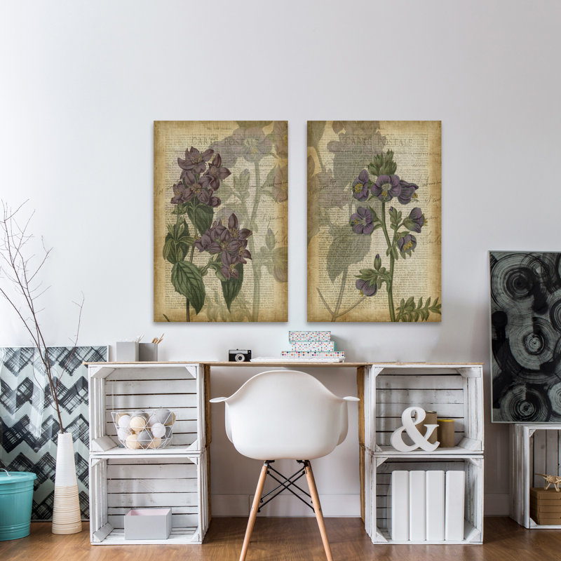 2 - Pieces Modern & Contemporary, 24" H x 16" W x 1.5" L