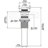 Pop Up Drain Strainer Stopper with Overflow for Bathroom Sink with Basket-101617493