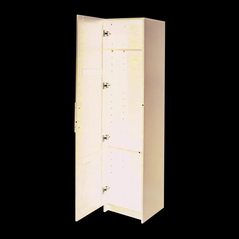 Black Stackable Wall Mounted Cabinet, 15.87" D X W 70.97" H. Movable Partitions For Extra Storage. Ideal Kitchen, Bathroom, Garage. Construction. Easy To Maintain Storage H, Black. Shelves And Doors.