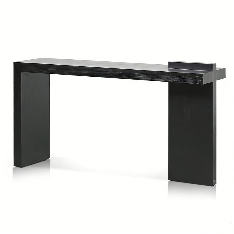 Console Retro Minimalist Art, H 33,46 po x l 62,99 po x P 15,75 po, Noir