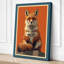 Portrait Fox Modern - Wrapped Canvas-774936473-774936494