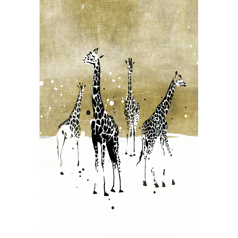 Spotted Giraffe I by Annie Warren - Wrapped Canvas Painting, Wrapped Canvas, 46cm H x 30cm W