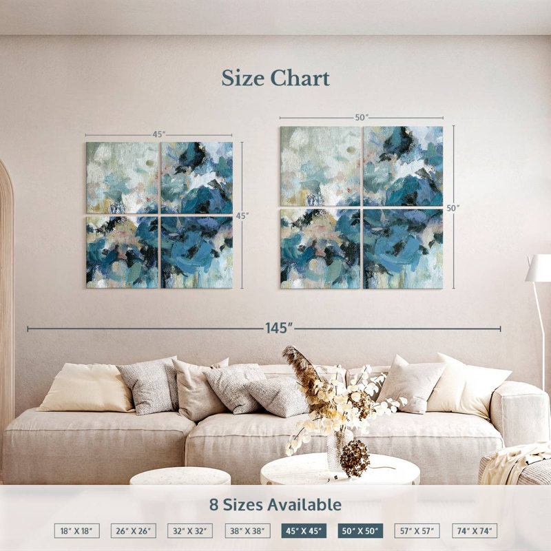 Avery Midnight Splash, 50" H x 50" W