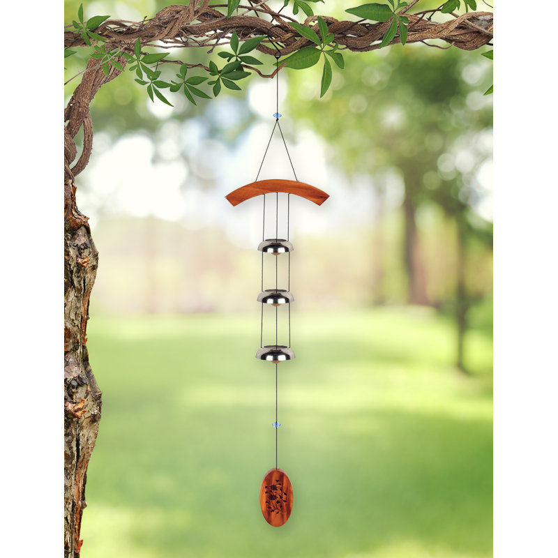 Hunley Weather Resistant Metal Abstract Wind Chime