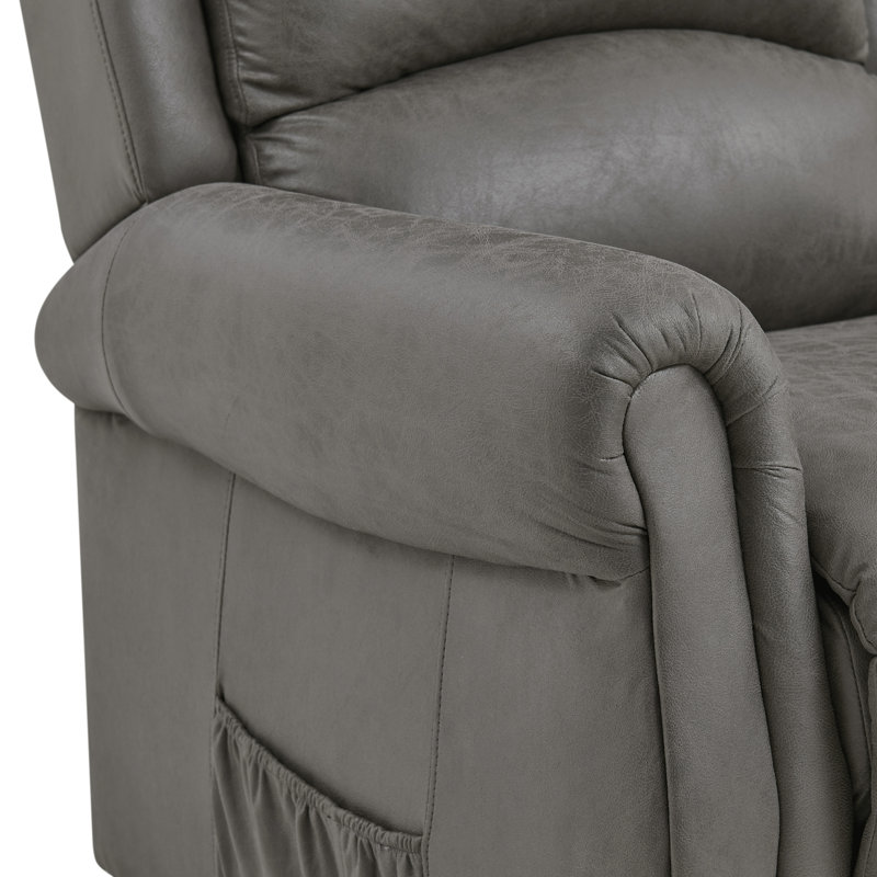Clintonpark 82cm Wide Lift Assist Standard Recliner, Grey