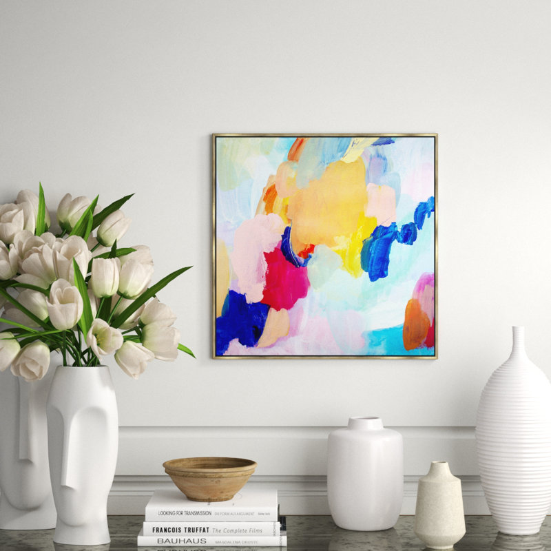 Whimsical Color Splashes Print by Oliver Gal, 20" H x 20" W