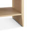 Table de bout avec table de chevet et tiroir en rotin avec station de charge intégrée et lumière DEL pour le salon de la chambre à coucher 