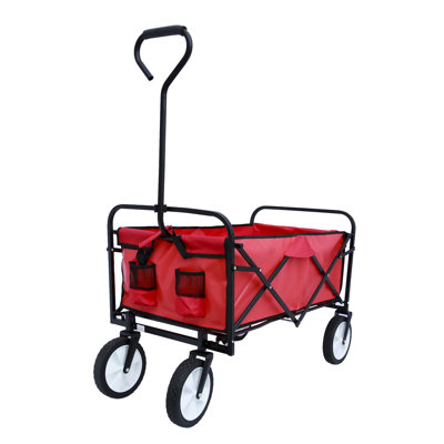 Folding Wagon Garden Shopping Beach Cart Beach Wagon Utility Cart Utility Wagon Grocery Cart