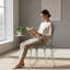 Chaise d'appoint de salle à manger Cristalia-1532332842