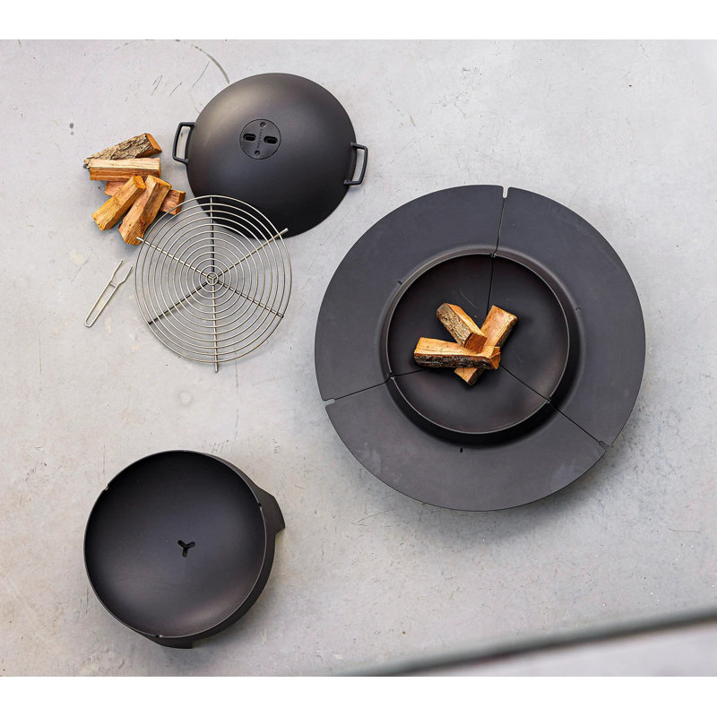 Ember Fire Pit, Small, 18.2" H x 43" W x 43" D